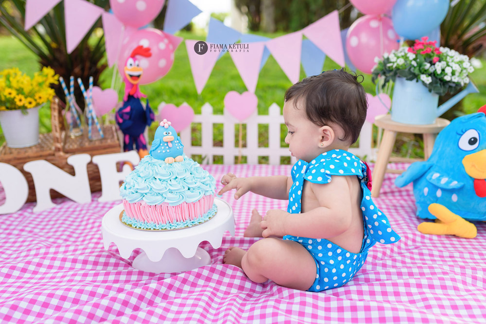 Smash the Cake Galinha Pintadinha em Brasília