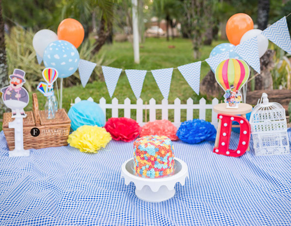 Smash the cake mundo Bita em Brasília - fotógrafo com cenário completo